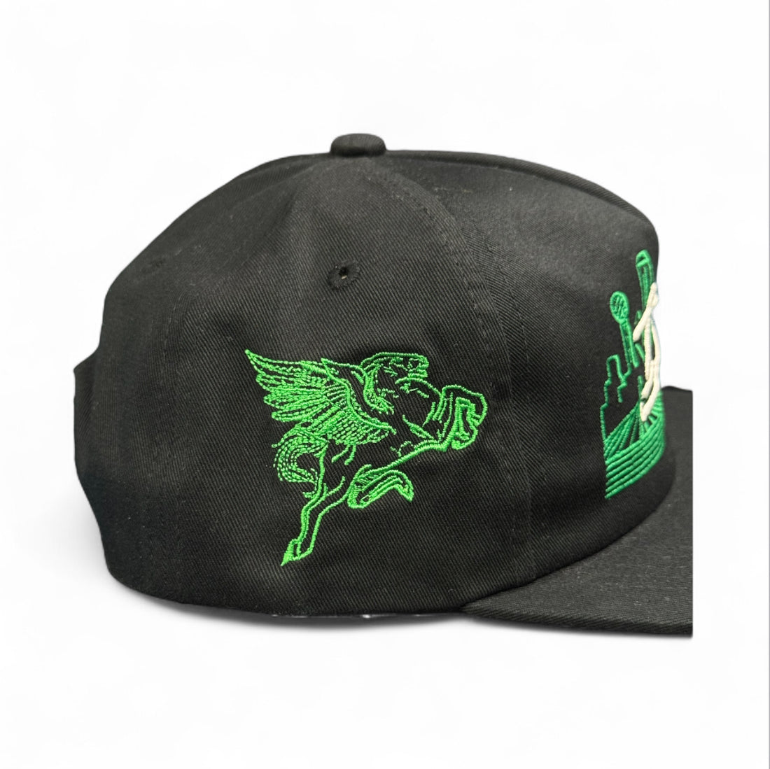 Vintage Dallas Snapback Hat | Dallas Skyline w/ Pegasus Side Hit