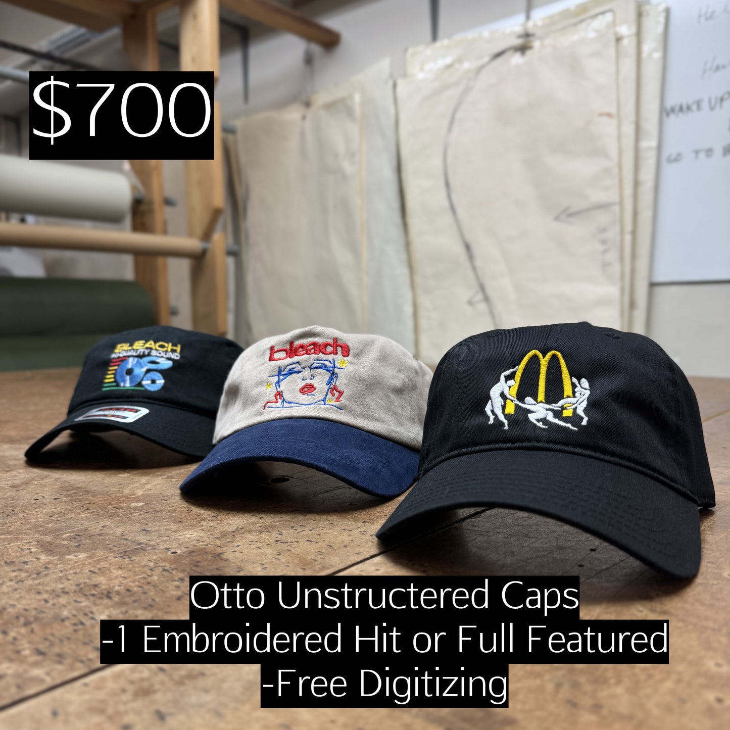 50 Otto Unstructured Hats